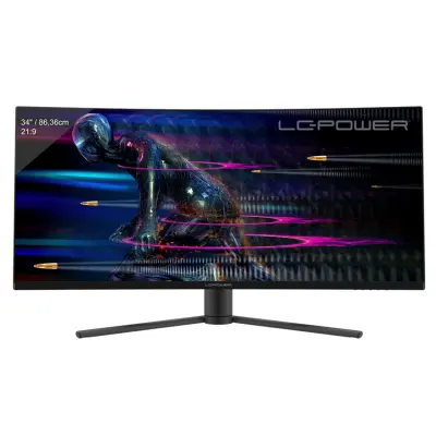 LC-Power LC-M34-UWQHD-165-C ukrivljen 34-palčni UltraWide QHD 165 Hz igralni monitor