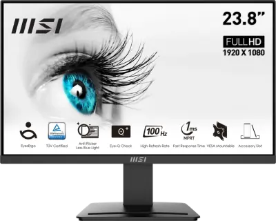 Monitor MSI Pro MP2412 60,5 cm (23,8″) FHD VA LED 100 Hz