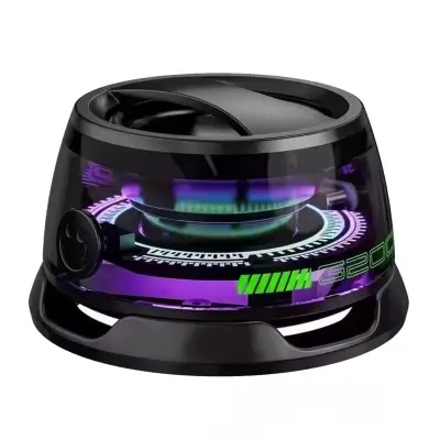 Brezžični prenosni magnetni Bluetooth zvočnik z RGB lučkami, stojalo za telefon, Bluetooth 5.3 | SONICRA