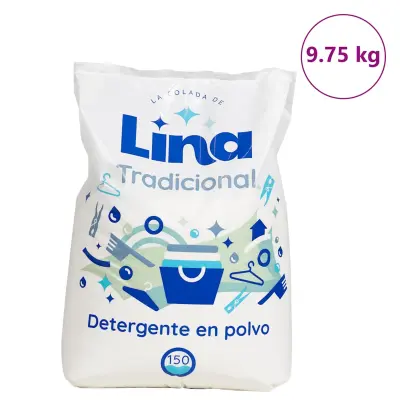 vidaXL pralni prašek za 150 pranj 9,75 kg bele barve