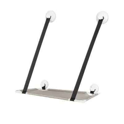 Sesalna Mačja Mreža - Viseča Mačja Postelja za Notranje Mačke Grey