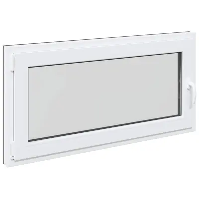 vidaXL Okno za klet RISOR 120 x 60 cm PVC in steklo Antracit