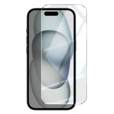 Mayaxess, Zaščitno steklo za iPhone 15 9H trdota proti praskam, Prozorno