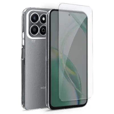 Mayaxess, Zaščitni paket za Honor 200 Smart Soft Shell in kaljeno steklo, Prozorno