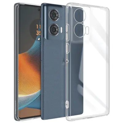 Mayaxess, Mehak silikonski etui za Motorola Edge 50 Fusion, Prozorno
