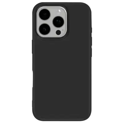 Mayaxess, Ohišje za iPhone 16 Pro Max Soft Silicone Thin Coating, Črna