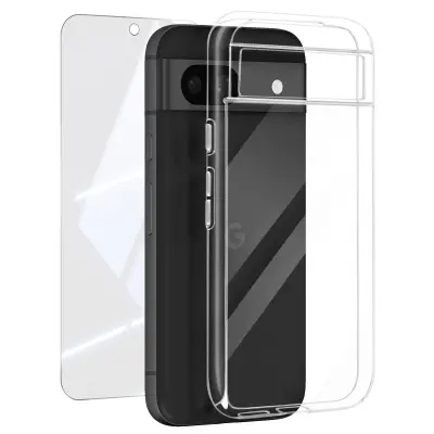 Mayaxess, Zaščitni komplet za Google Pixel 8A Integralna zaščita, Prozorno