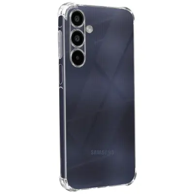 Mayaxess, Ohišje za Samsung Galaxy A25 Silikonski odbijač z ojačenimi vogali, Prozorno
