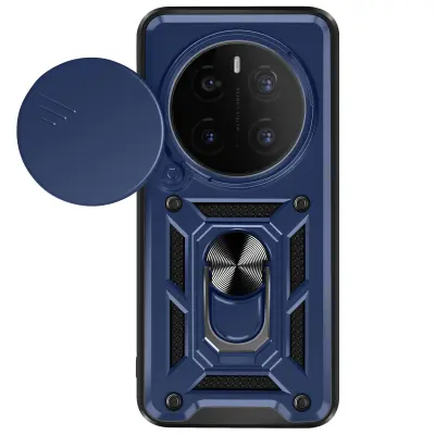 Mayaxess, Ohišje za Honor Magic 7 Pro Podporni obroč z zaščito kamere, Modra noč