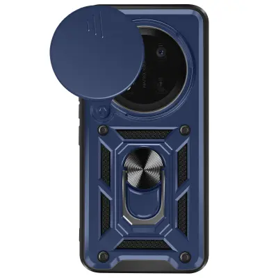 Mayaxess, Ohišje za Honor Magic 7 Lite Podporni obroč z zaščito kamere, Modra noč