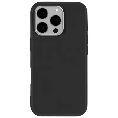 Mayaxess, Silikonsko ohišje črno Mayaxess za iPhone 16 Pro, Črna