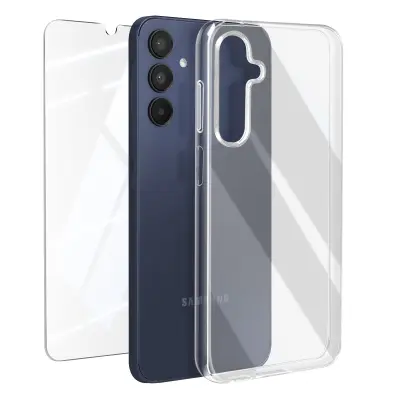 Mayaxess, Zaščitni komplet za Samsung Galaxy A15 5G Integralna zaščita, Prozorno