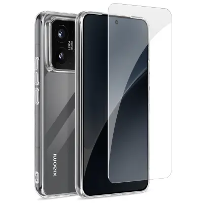 Mayaxess, Zaščitni paket za Xiaomi 15 Mehka lupina in kaljeno steklo, Prozorno