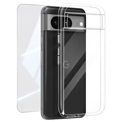 Mayaxess, Zaščitni komplet za Google Pixel 8 Integralna zaščita, Prozorno