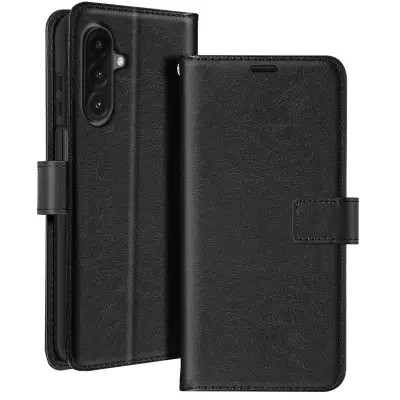 Mayaxess, Ohišje za Samsung Galaxy A26 Wallet s trakom, Črna