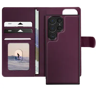 Mayaxess, Ohišje za Samsung Galaxy S23 Ultra detaširano ohišje, Vijolična