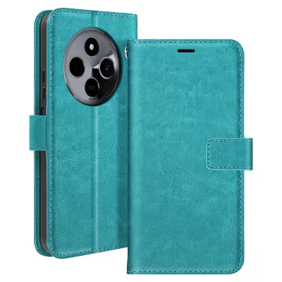 Mayaxess, Ohišje za Xiaomi Redmi 14C Denarnica z vrvico, Turkizna