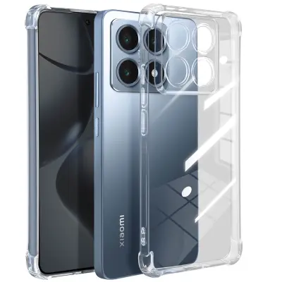 Mayaxess, Udarno ohišje z ojačanimi vogali prozorno Mayaxess za Xiaomi 14T, Prozorno