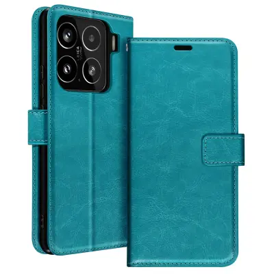Mayaxess, Ohišje za denarnico Xiaomi 15 s trakom za roko, Turkizna