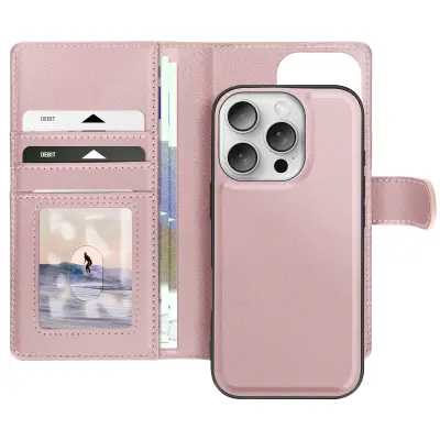Mayaxess, Ohišje za iPhone 16 Pro Max s snemljivim ohišjem, Šampanjec roza