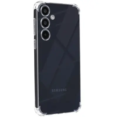 Mayaxess, Ohišje za Samsung Galaxy A35 Silikonski odbijač z ojačenimi vogali, Prozorno