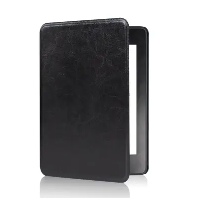 Kindle Paperwhite 12. gen (7-palčni) KPW6 zaščitni ovitek z teksturo usnja Black