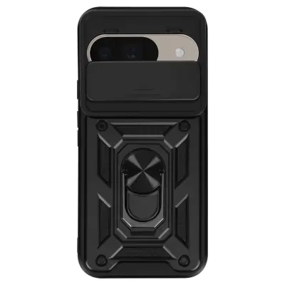 Mayaxess, Pokrovček za Google Pixel 9 in 9 Pro Pokrovček kamere Podporni obroč, Črna