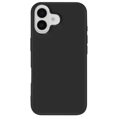 Mayaxess, Ohišje za iPhone 16 Plus Mehka silikonska tanka prevleka, Črna