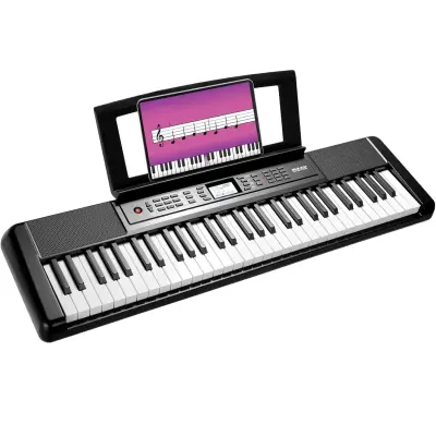 Električni klavirski klaviatur, 61 tipk, pol-teža akcija, USB MIDI povezljivost, dva stereo zvočnika, kompaktna velikost