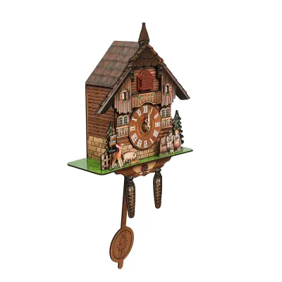 Stenska ura, kukavica, nastavljiv volumen, MULTI