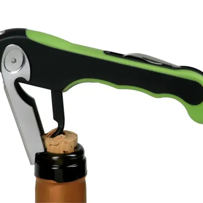 Profesionalni sommelierski nož za natakarje z gumijskim oprijemom za varno uporabo v gostinstvu