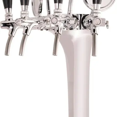 Kompletni set kromastega stebra za črpalko 4-vodnega sistema, eleganten in trajen