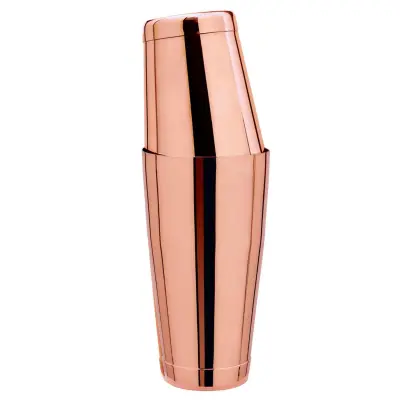 Shaker TIN v TIN, nerjavno jeklo - bakrena optika, 28oz/18oz