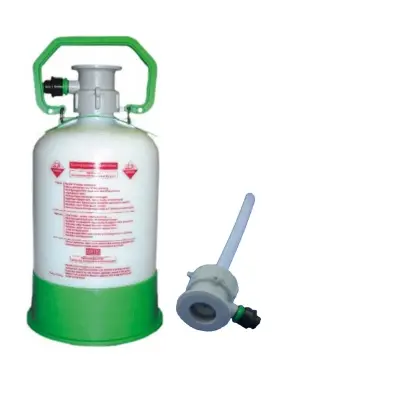 Plastični rezervoar za čiščenje 5L za točilne naprave z izbirnim fittingom