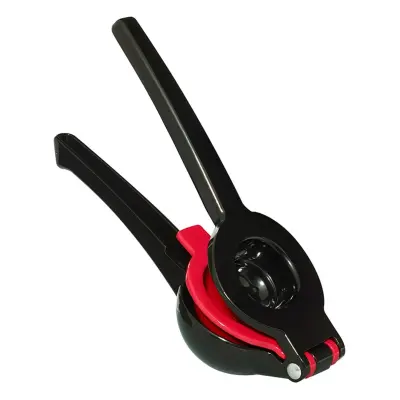 SQUEEZY Black Edition ročni limonin stiskalnik iz aluminija, enostaven in trpežen za sadje