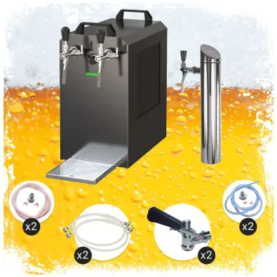Kompletni set Zapfanlage STREAM 80K z zračno črpalko in suhim hladilnikom za pivo