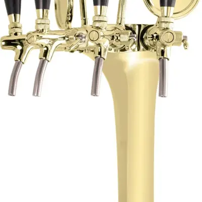 Zlata Bierzapfsäule 4-leitig Komplettset z Begleitkühlung