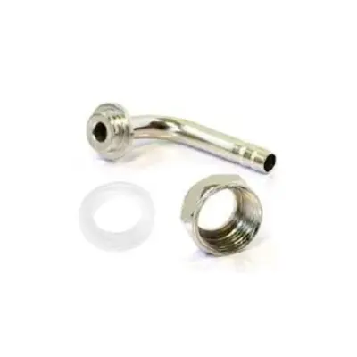 Šeststrana matica 5/8, upognjena šoba 7 mm, tesnilo za pivo in CO2 cevi