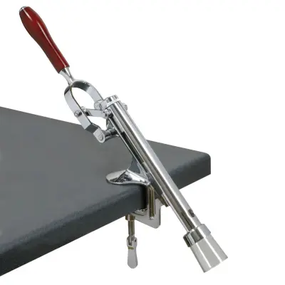 Profesionalni odpiralnik vina z mizo pritrditvijo in zamenljivo vreteno za gastronomijo