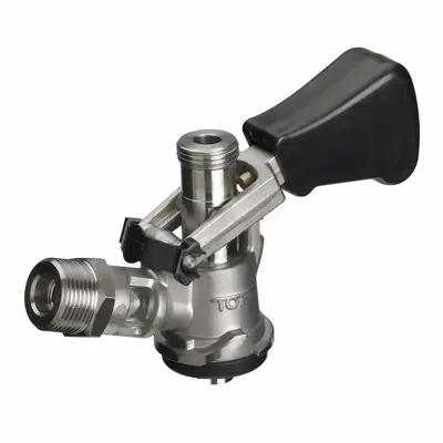 Zapfkopf Köpi-Fitting zgornji izhod Keg Verschluss za kletno čepanje piva 170x40x100mm