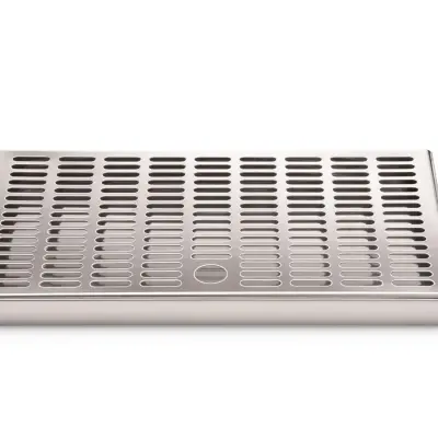 Kapni pladenj iz nerjavnega jekla 300x180x20 mm za bare in pivovarne