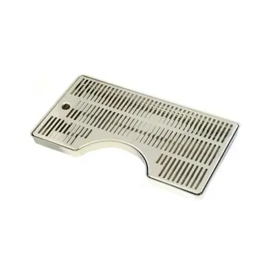 Kapna posoda iz nerjavečega jekla z zarezo 400x220x20 mm