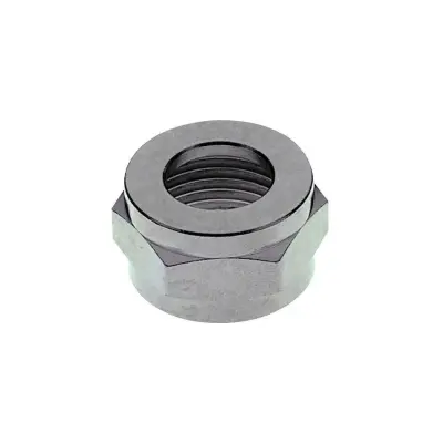 Šestkantna matica 5/8 medenina nikalna za pivo CO2 cevi 4-10 mm