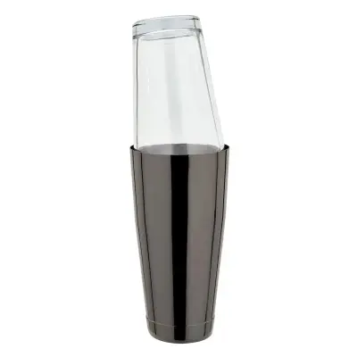 Boston Shaker GMB Gunmetal black 28oz z mešalnim kozarcem iz nerjavečega jekla