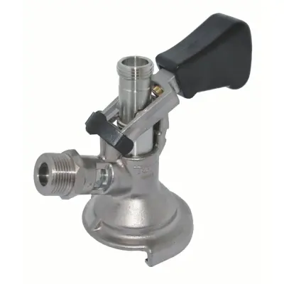 Zapfkopf Keg Ventil Kombi-Fitting Zgornji Izstop za Pivo iz Fasa 5/8 in 3/4