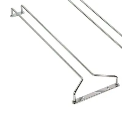 Kromirano držalo za vinske kelihihe 415x145 mm, varno in prostorsko varčno