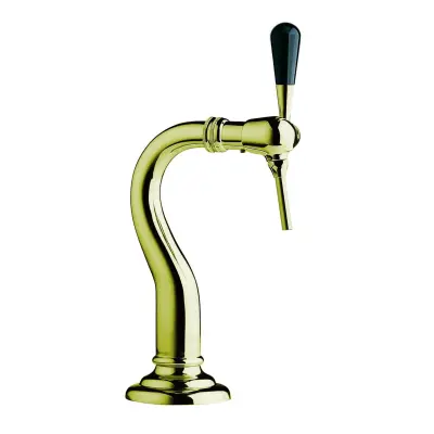 Šank stolpec Baby-Schwanenhals, enokanalni, medenina, 270 mm višina