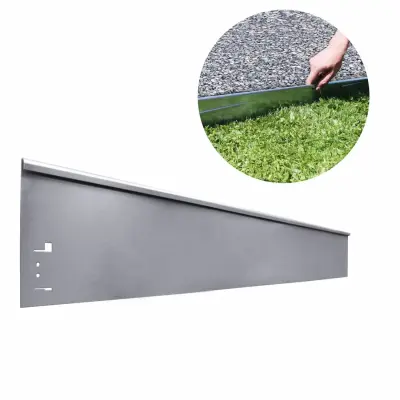 Zaključni kos robov trate 18,5x113 cm kovina Alu-Zink