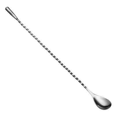 Barlöffel Teardrop z kovinskim ročajem 31 cm - nerjaveče jeklo za koktejle