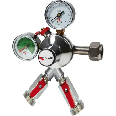 CO2 redukcijski ventil Premium Micro Matic 2-vodovni za bierzapfanlage